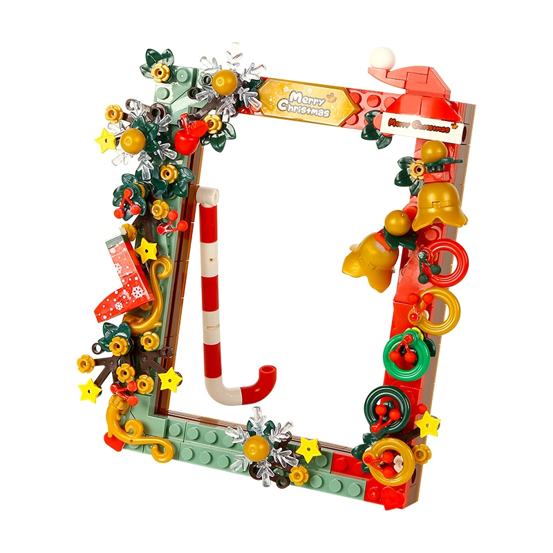 ZUANPAI Z016 Creator Christmas Gift Christmas picture frame Toys Building Blocks Bricks From China Delivery.