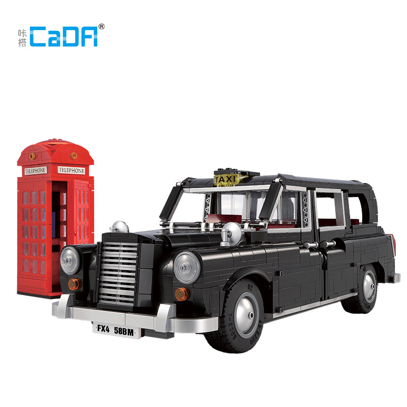 CaDa C62004 Technic LEVC English Vehicle Building Blocks London Taxi Toys 1871PCS Bricks From China Delivery.