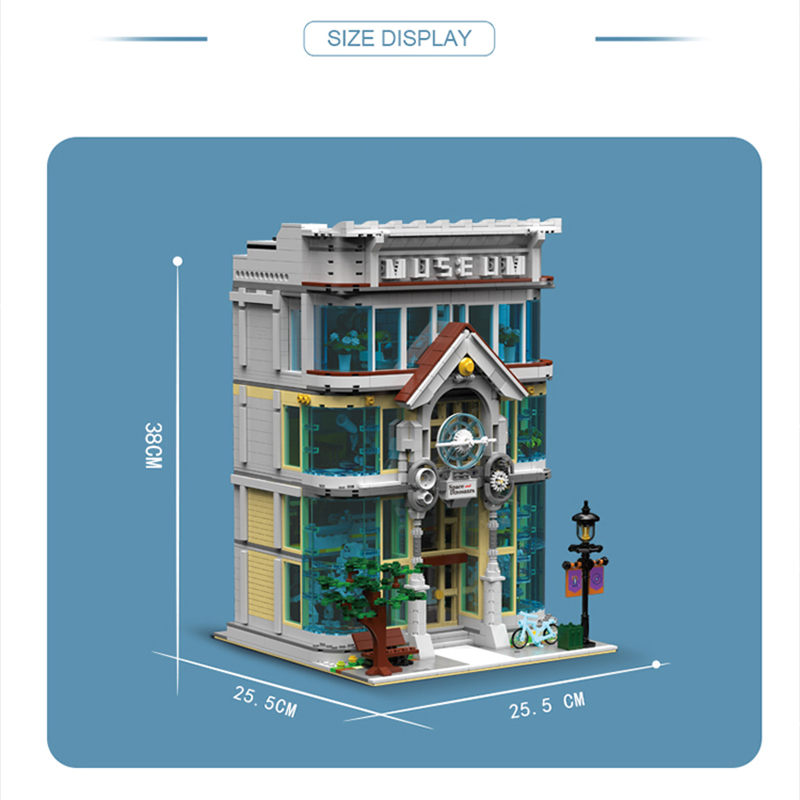 Mork 10206 Creator Expert Science and technology museum Buildings Blocks 3784±pcs Bricks from China Delivery.