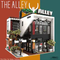 {In-Sales} Mork 10208 Creator Expert The Alley Modular Buildings 3423pcs Bricks Toys From USA 3-7 Days Delivery.