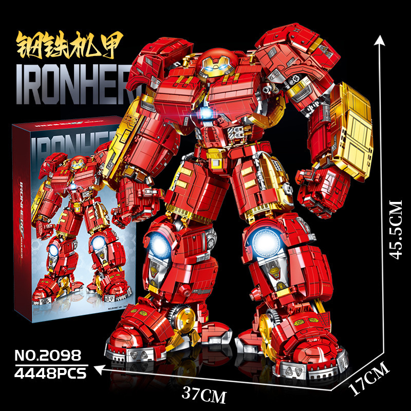 {In-Sales} LW2098 Super Heros Ironhero Building Blocks 4448pcs Bricks Marvel Toys From USA 3-7 Days Delivery.