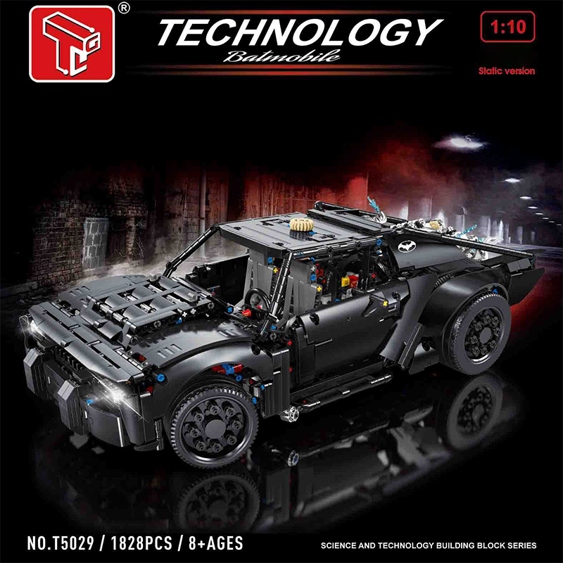 TaiGaoLe T5029 Technic  1:10 Batmobile Sports Car Building Blocks 1828±pcs Bricks from China.