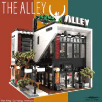 Mork 10208 Creator Expert The Alley Modular Buildings 3423pcs Bricks Toys From Europe 3-7 Days Delivery.