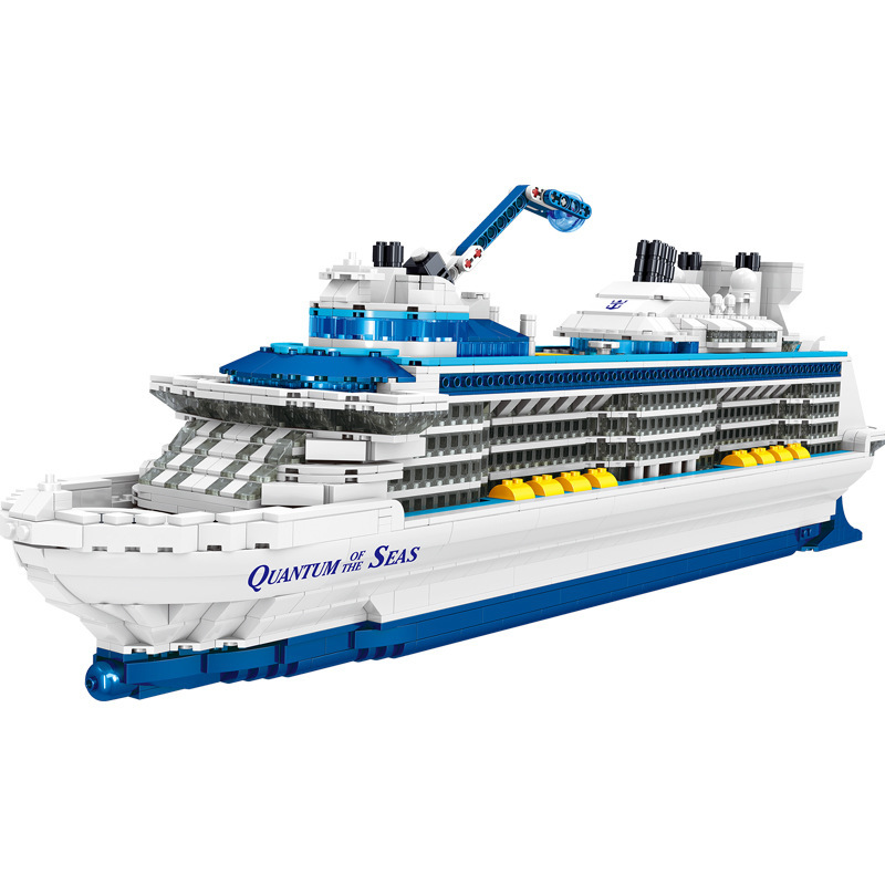 {Mini Bricks} ZHEGAO 01030 Creator Expert Cruise Liner Molecular of the Seas Building Blocks 2428±pcs Bricks from China