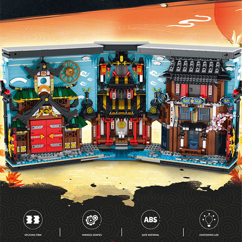 {Pre-Sale on 30th Feb.}Reobrix 66029 Ninjago Toys Ninja World Book Building Blocks 3086±pcs Bricks from China.