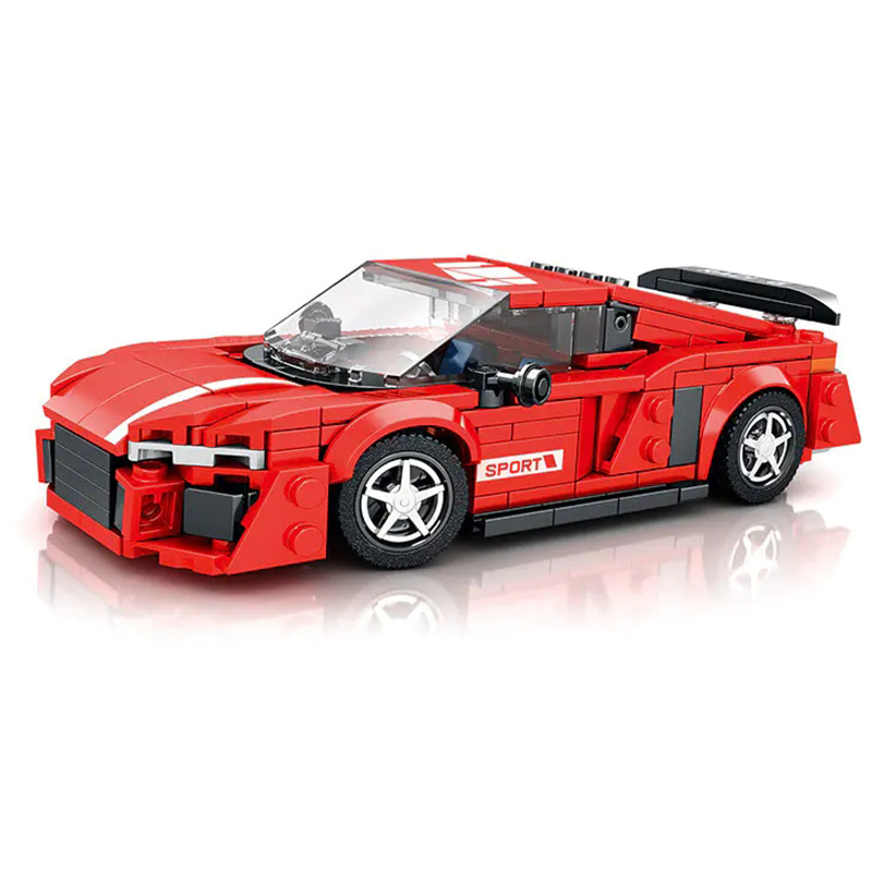 Reobrix 681 Technic Speed Champions Audi R8 Racer Car 355±pcs Bricks from China.