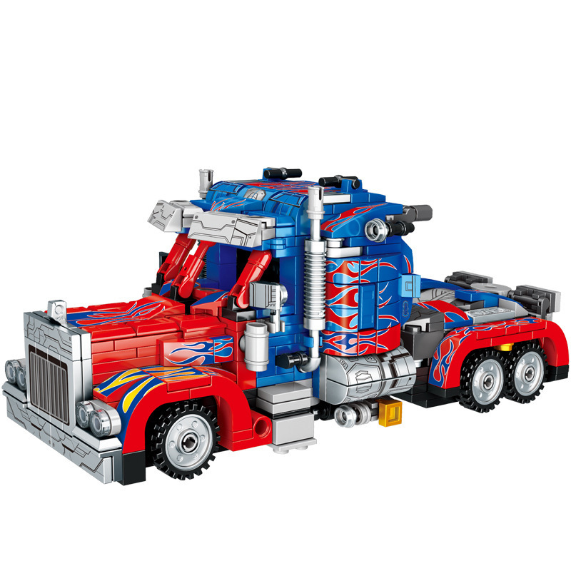 LW7013 Movie & Game Optimus Prime Deformation Robot Building Blocks 813±pcs Bricks from China.