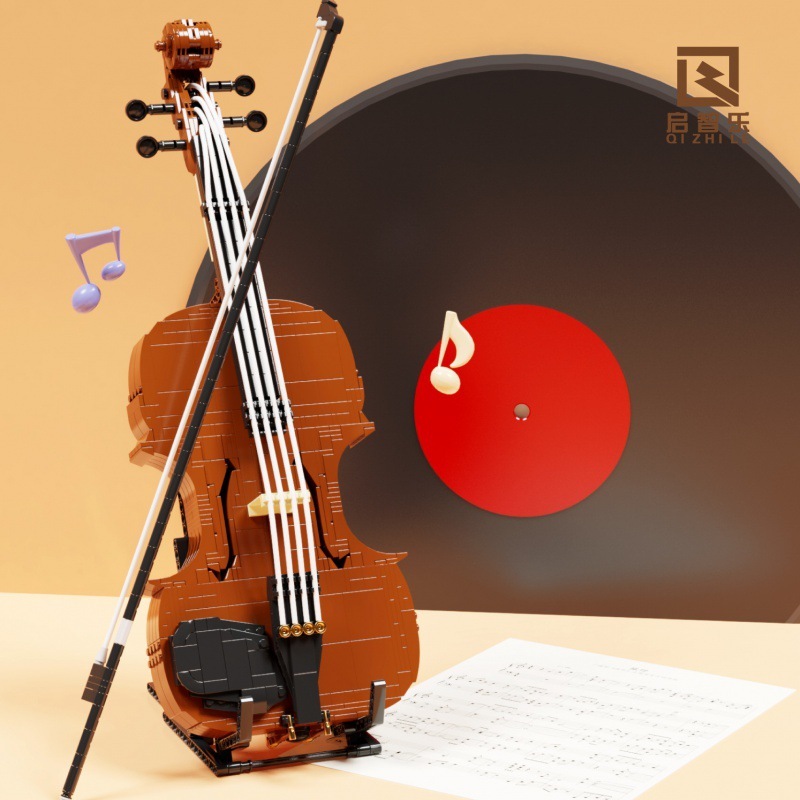 QiZhiLe 90025 Creator Expert Violin Toys Building Blocks {**} ±pcs Bricks from China.