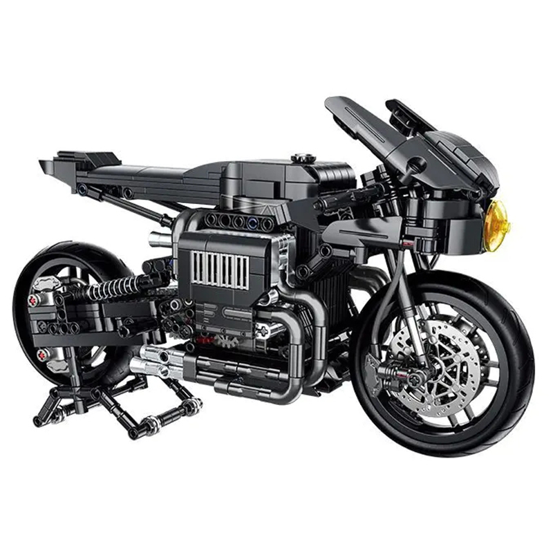 Panlos 672009 Technic Black Bat Motorbike Buidling Blocks 1080±pcs Bricks from China.