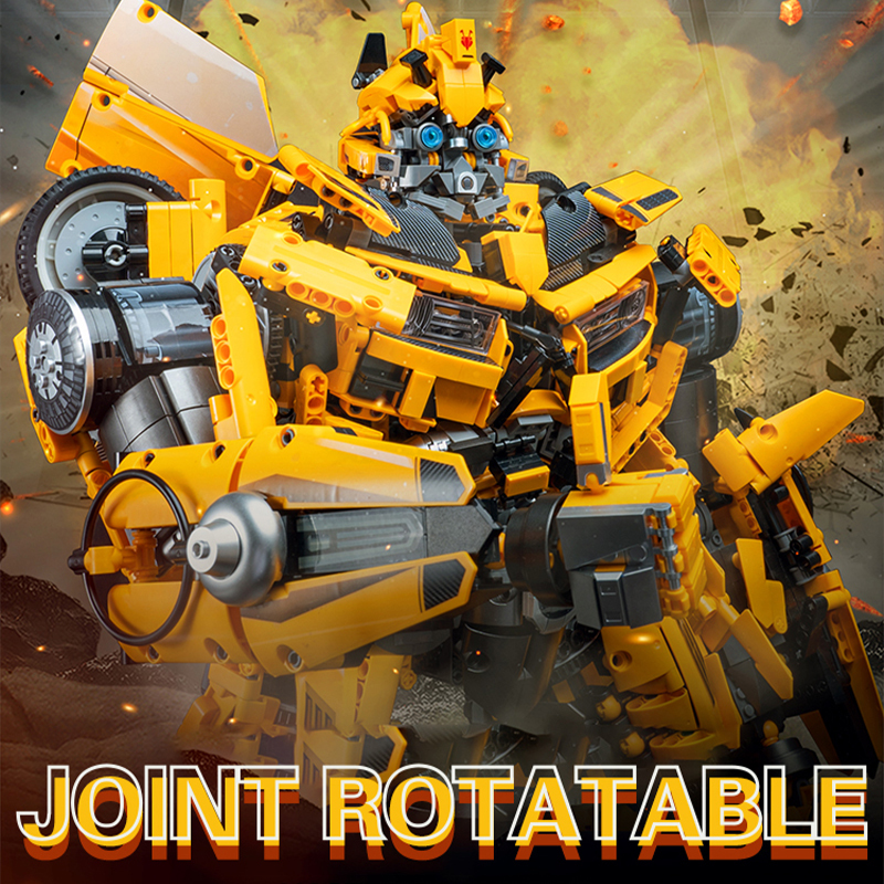 K-Box V5007 Movie & Game DJ-Rambo Man Bumblebee Robot Building Blocks 5692±pcs Bricks from China.