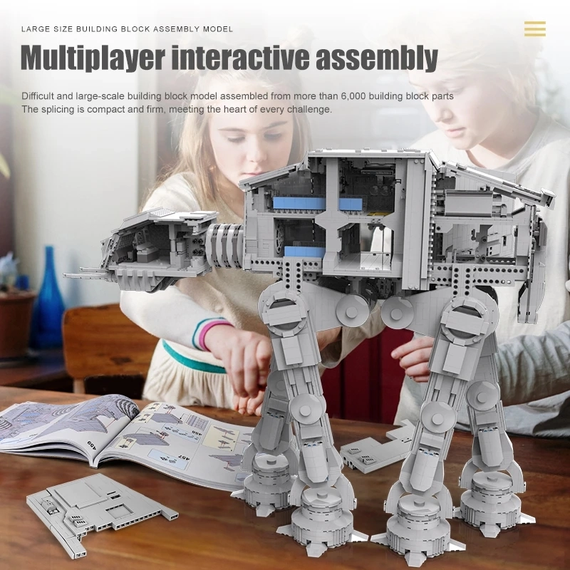 Minifig Scale Ucs At At LEGO MOC [With Motor]Mould King 21015