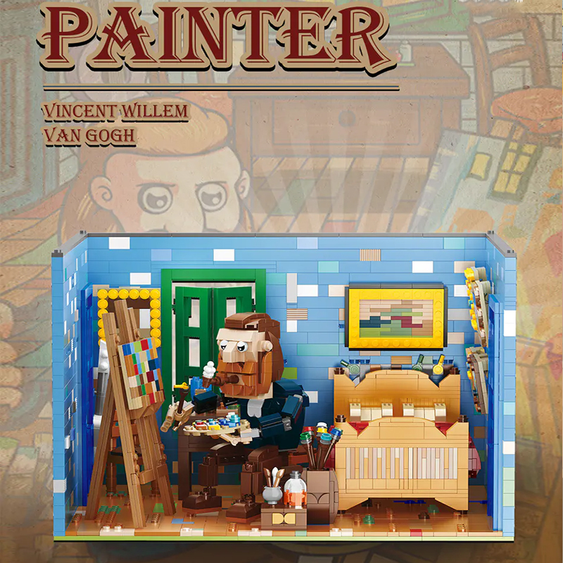 NiceBricks 200616 Creator Van Gogh art master Building Blocks 2643±pcs Bricks from China.