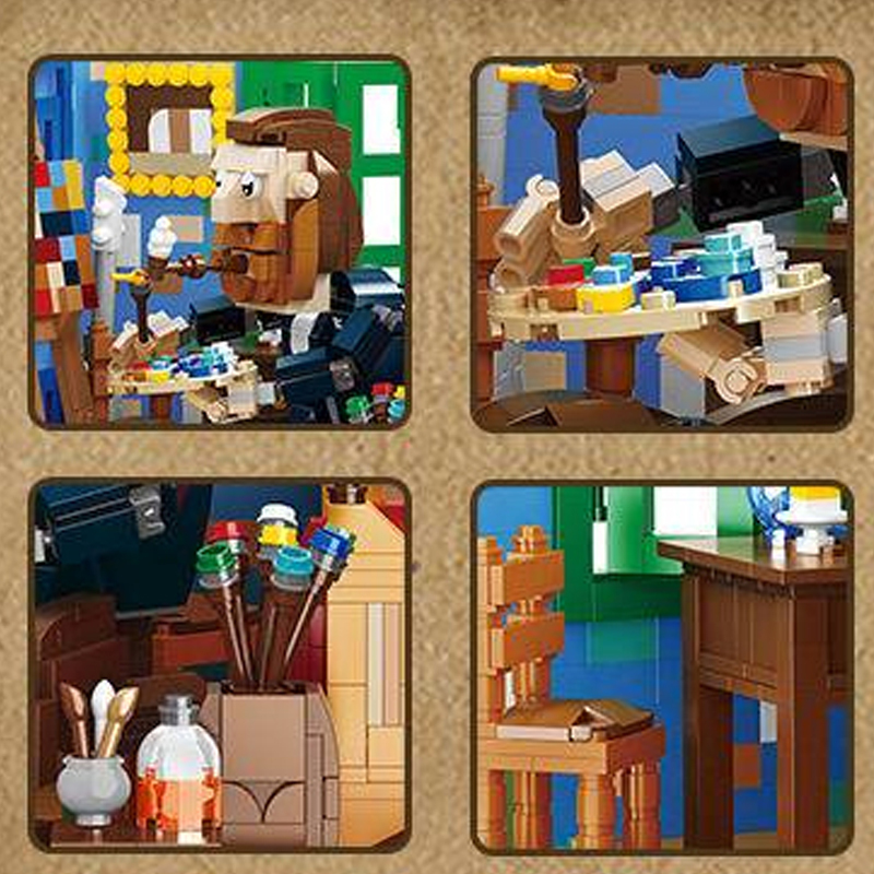 NiceBricks 200616 Creator Van Gogh art master Building Blocks 2643±pcs Bricks from China.