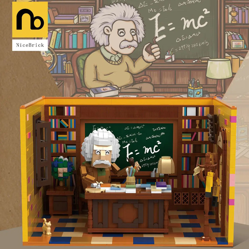 NiceBricks 200618 Creator Famous Einstein Toys Building Blocks 2368±pcs Bricks from China.