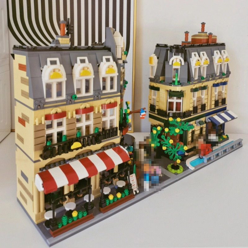 CaDA C66009 Creator Expert Paris Restaurant Building 3230±pcs Building Block Brick Toy from China Delivery.