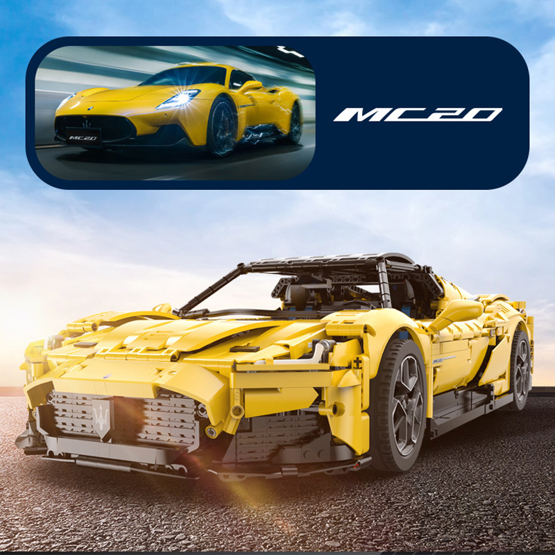 RASTAR 93500  93510 Technic Maserati MC20 Nettuno Sports Car Building Blocks 3400±pcs Bricks from China.