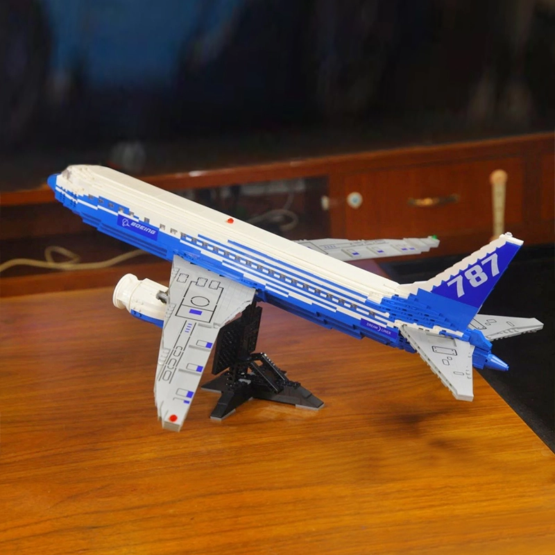 DK80009 School Set Boeing 787 airplane Building Blocks 1353±pcs Bricks from Europe 3-7 days Delivery.