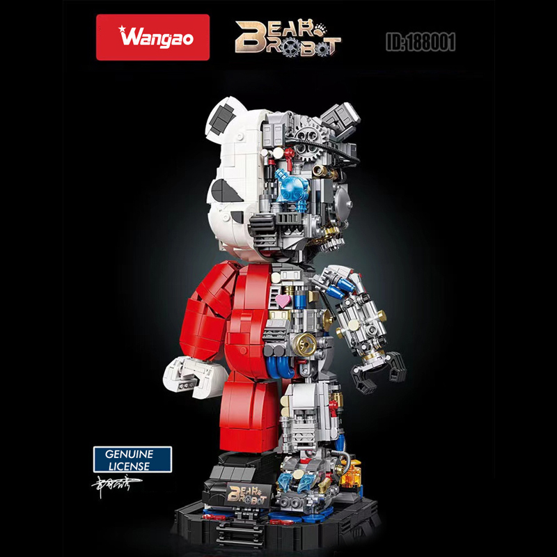 Wangao 188001 Idea 400% Mechanical Violence Bear Robot Buildings Blocks ***±pcs Bricks from China.