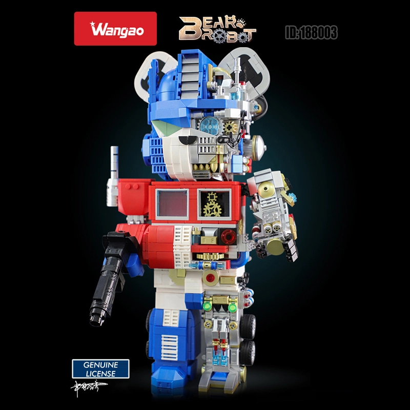 Wangao 188003 Idea 400% Mechanical Transformers Bear Robot Buildings Blocks ***±pcs Bricks from China.