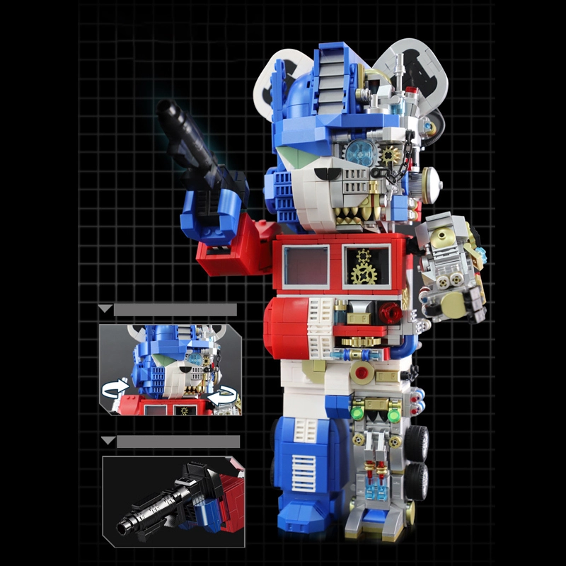 Wangao 188003 Idea 400% Mechanical Transformers Bear Robot Buildings Blocks ***±pcs Bricks from China.