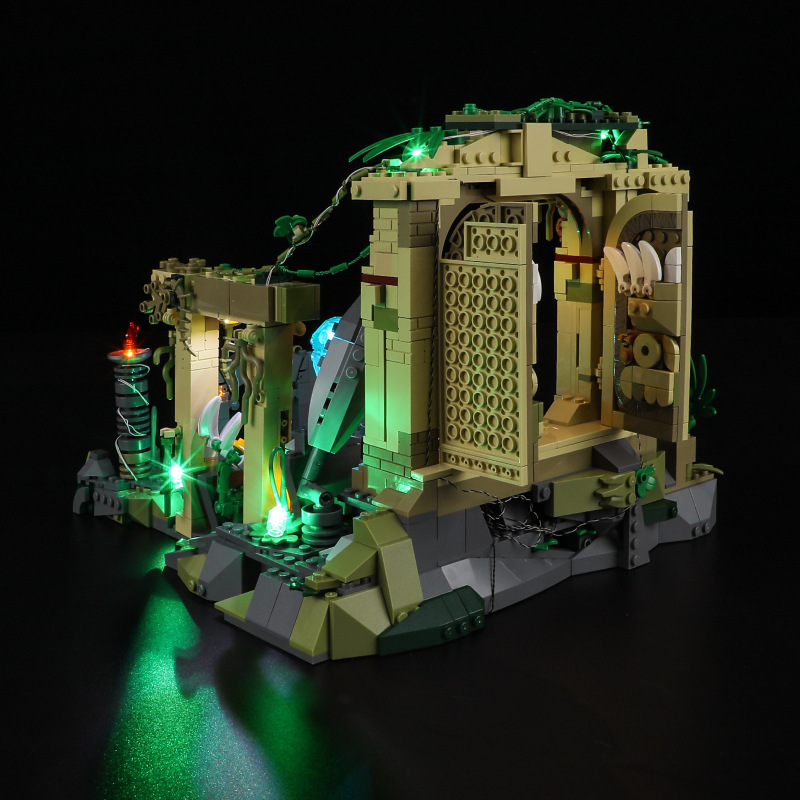 {With Light} FunWhole F9010 Creator Expert Jungle Temple Ruins Building Blocks ****±pcs Bricks from China.