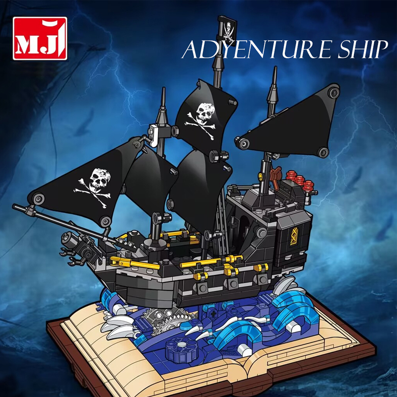 MJI 13019 Pirates Adyenture Ship Book Building Blocks 919±pcs Bricks from China.