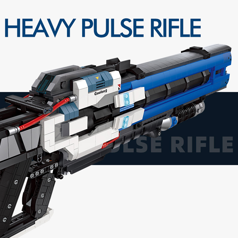 JIESTAR 58023 Military Heavy Pulse Rifle Gun Building Blocks 2283±pcs Bricks from China.
