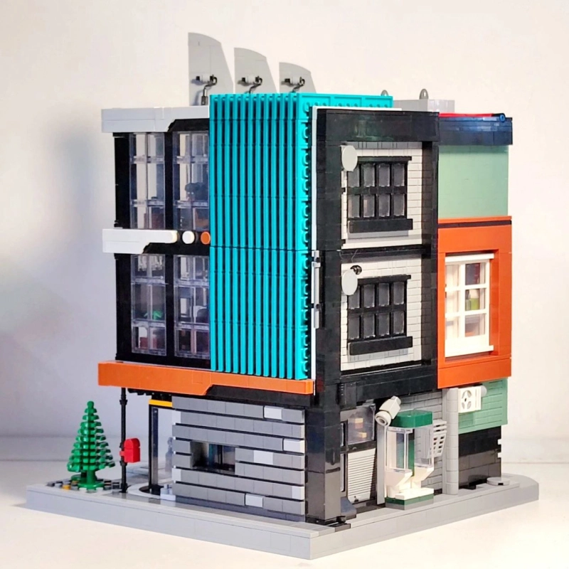 {With Light} PINBAO 7702 Creator Expert The Office 'Boss on top' Modular Buildings Blocks 3711±pcs Bricks from China.