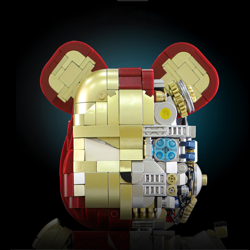 Wangao 188004 Idea 400% Iron Man Mechanical Bear Robot Buildings Blocks ***±pcs Bricks from China.