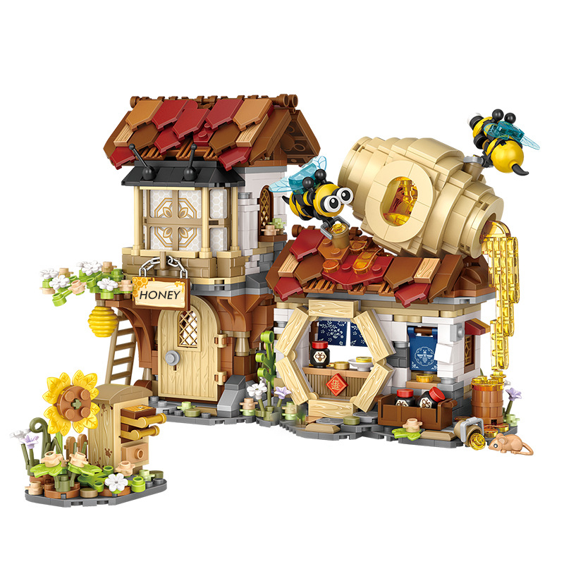 {Mini Micro Bricks} LOZ1943 Creator Honey workshop Buidling Blocks Toys 1242±pcs Bricks from China.