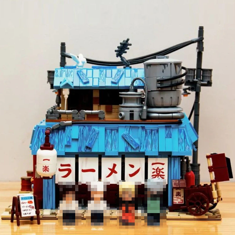 Keeppley K20509 Movie & Game Noodle Shop Building Blocks Japanese Architecture House 2240±pcs Bricks Toys from USA 3-7 Days Delivery.