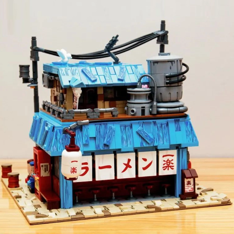 Keeppley K20509 Movie & Game Noodle Shop Building Blocks Japanese Architecture House 2240±pcs Bricks Toys from USA 3-7 Days Delivery.