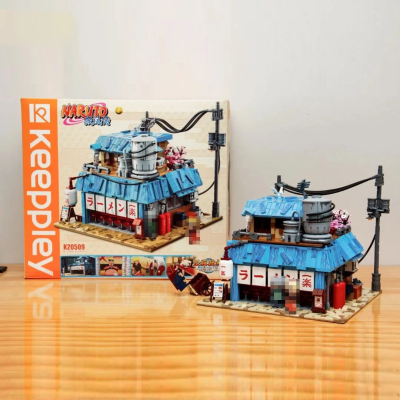 Keeppley K20509 Movie & Game Noodle Shop Building Blocks Japanese Architecture House 2240±pcs Bricks Toys from USA 3-7 Days Delivery.