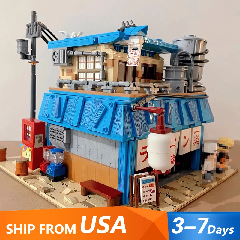 Keeppley K20509 Movie & Game Noodle Shop Building Blocks Japanese Architecture House 2240±pcs Bricks Toys from USA 3-7 Days Delivery.