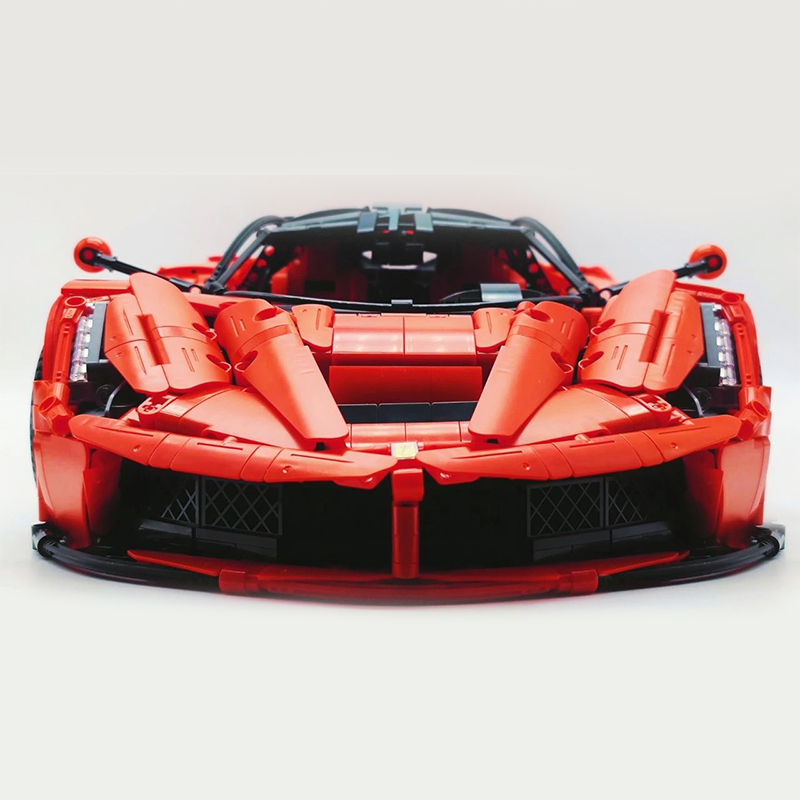 CaDa C61505 Technic 1:8 Red Ferrari Laferrari Sports Car Buildings Blocks 4739±pcs Bricks from Europe 3-7 Days Delivery.