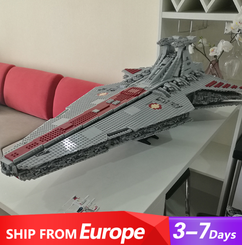 Custom 81067/180020 Star Wars Venator-class Republic Attack Cruiser Building Blocks 5458±pcs Bricks from Europe 3-7 Days Delivery.