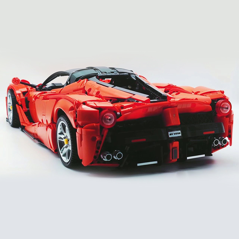 CaDa C61505 Technic 1:8 Red Ferrari Laferrari Sports Car Buildings Blocks 4739±pcs Bricks from Europe 3-7 Days Delivery.