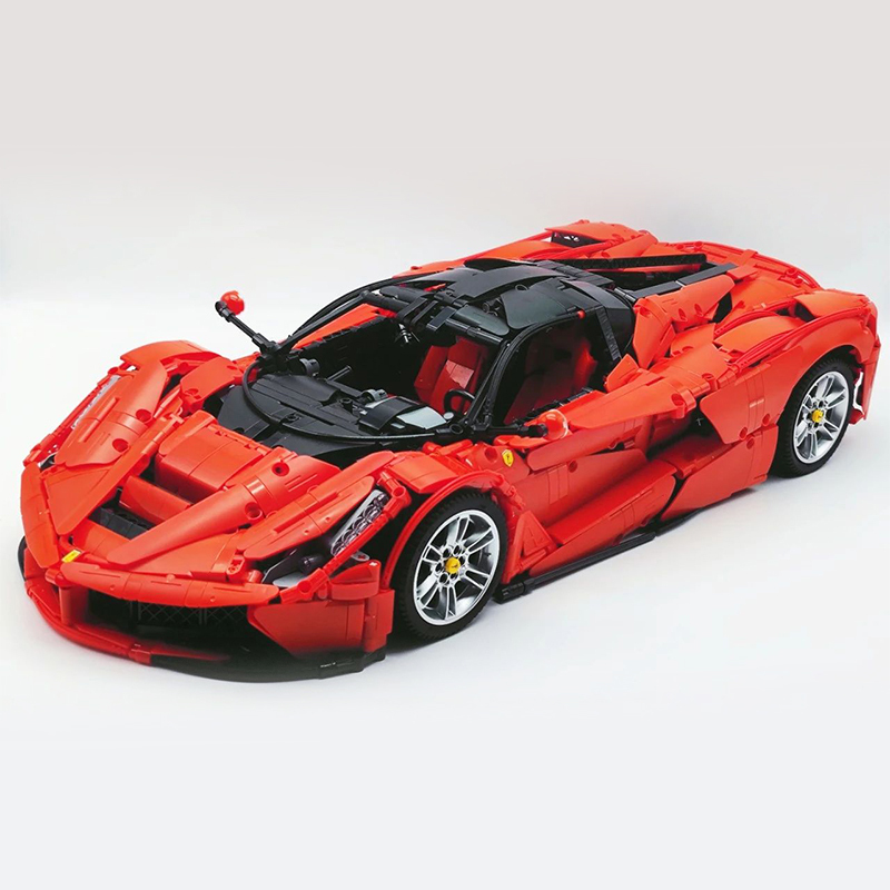 CaDa C61505 Technic 1:8 Red Ferrari Laferrari Sports Car Buildings Blocks 4739±pcs Bricks from Europe 3-7 Days Delivery.