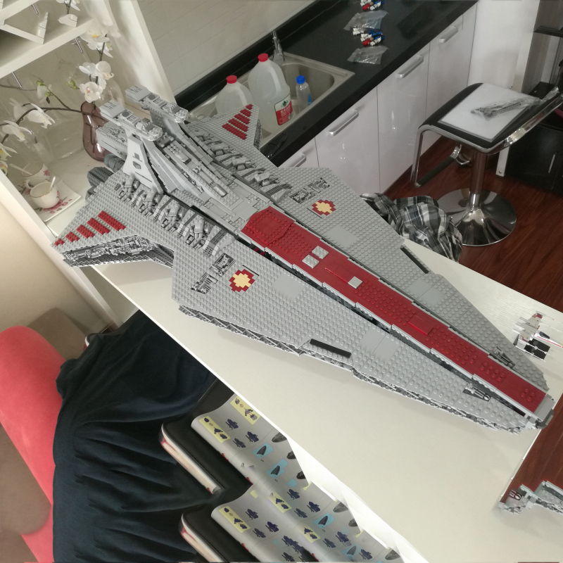 Custom 81067/180020 Star Wars Venator-class Republic Attack Cruiser Building Blocks 5458±pcs Bricks from Europe 3-7 Days Delivery.