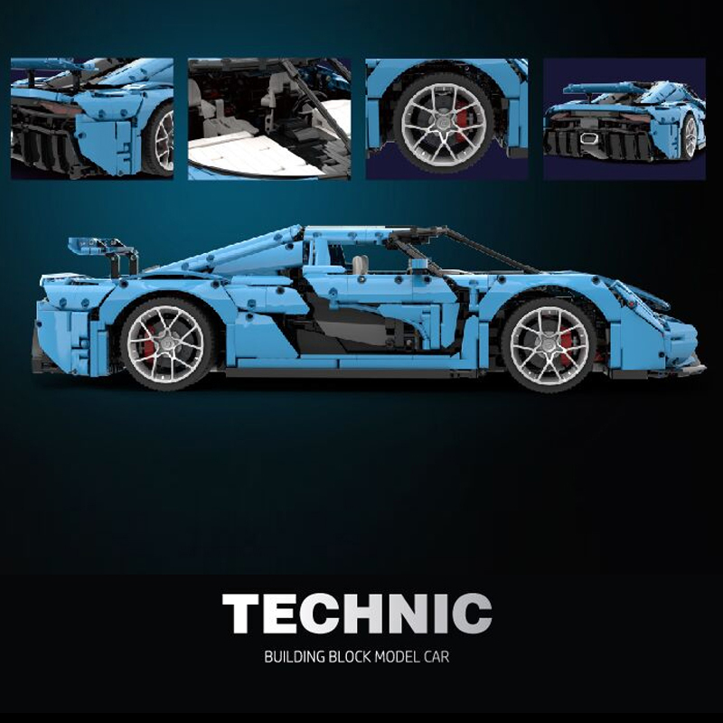 Ragare T010 Technic Koenigsegg Regera Sports Car(White,Grey,Blue)Building Blocks 4400±pcs Bricks from China.