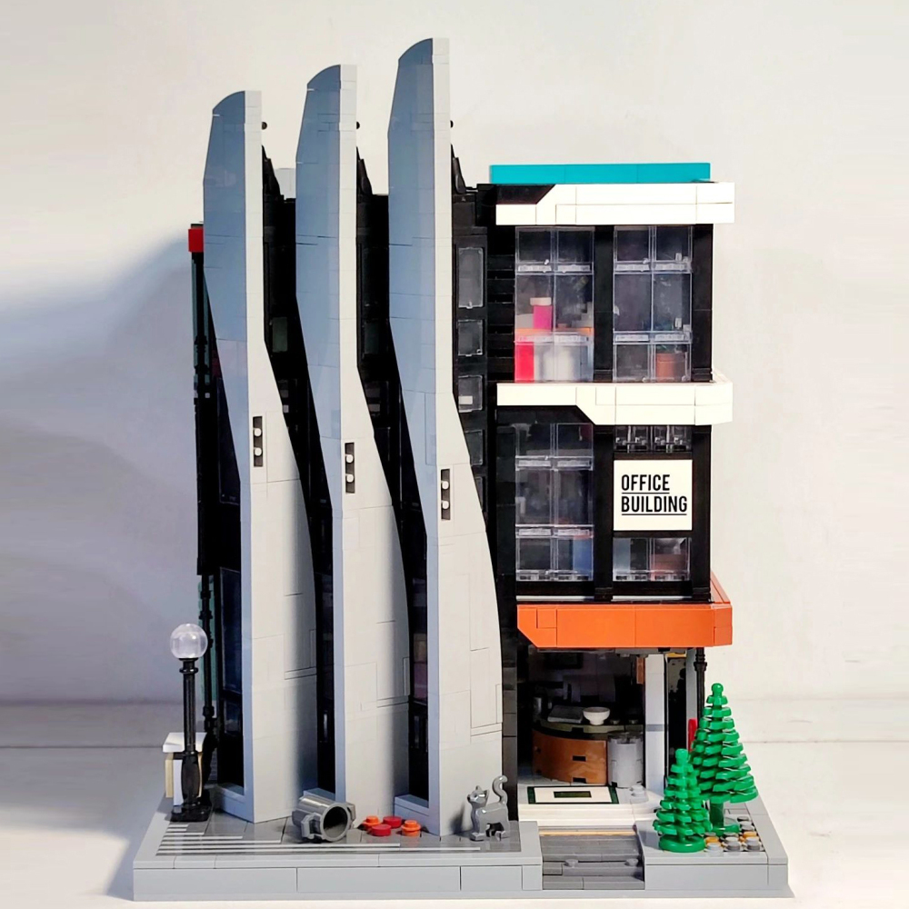 {With Light} PINBAO 7702 Creator Expert The Office 'Boss on top' Modular Buildings Blocks 3711±pcs Bricks From USA 3-7 Days Delivery.
