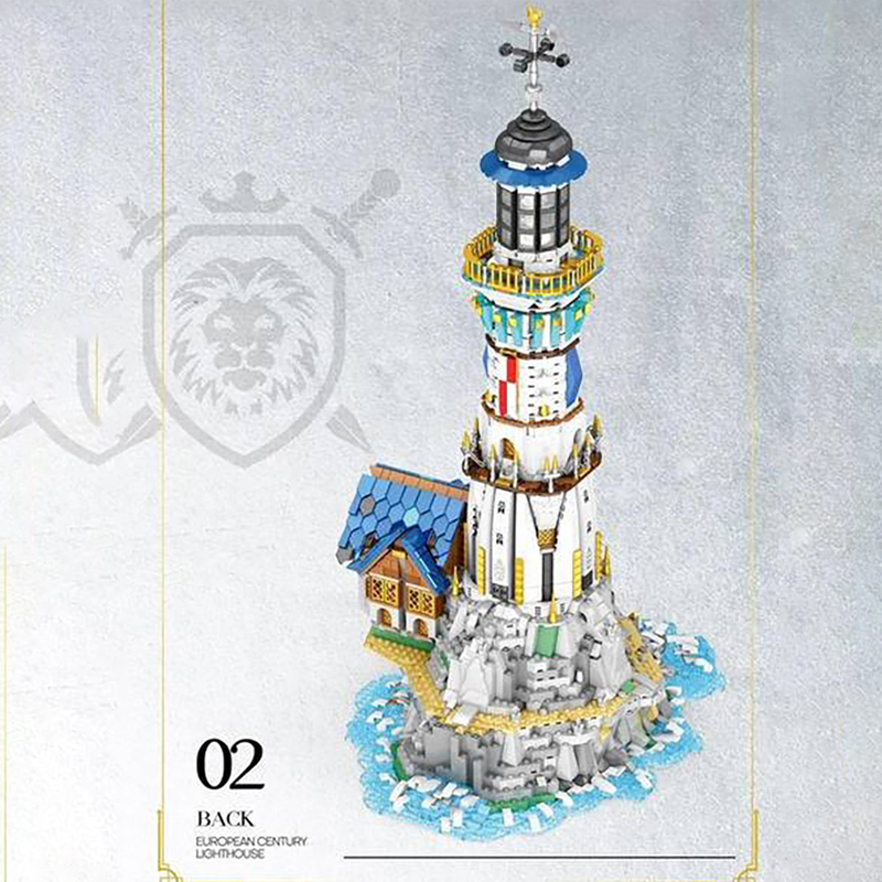 Reobrix 66028 Modular Buildings European Century Lighthouse Building Blocks 3228±pcs Bricks Toys From USA 3-7 days Delivery.