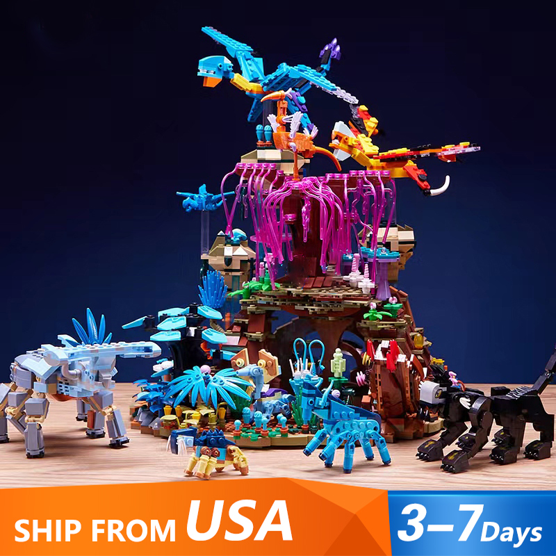 DK3005 Movie & Game The AVATAR WORLD Building Blocks Toys 2878±pcs Bricks From USA 3-7 Days Delivery.