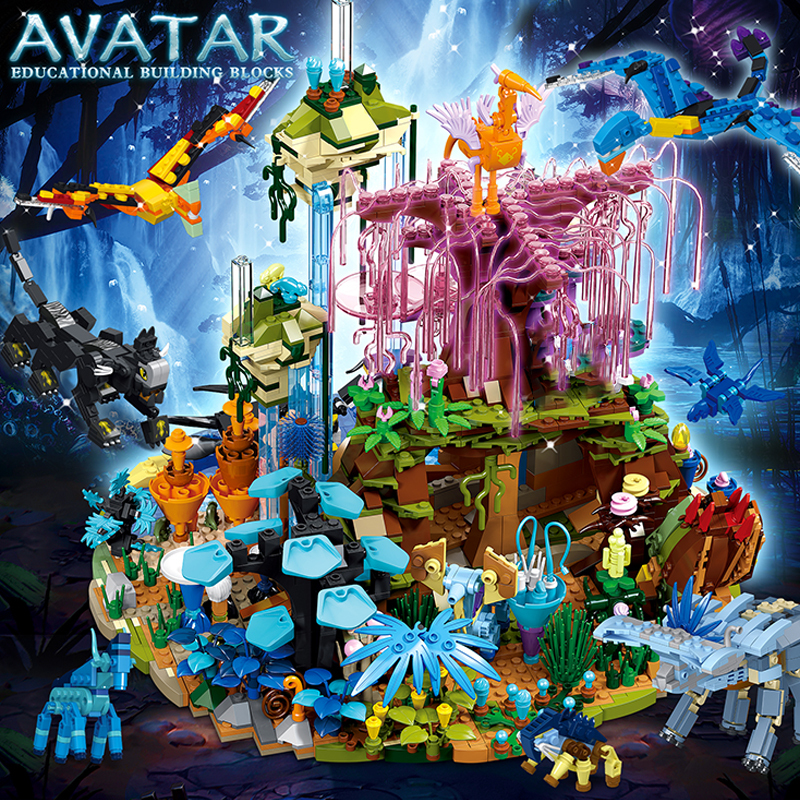 DK3005 Movie & Game The AVATAR WORLD Building Blocks Toys 2878±pcs Bricks From USA 3-7 Days Delivery.