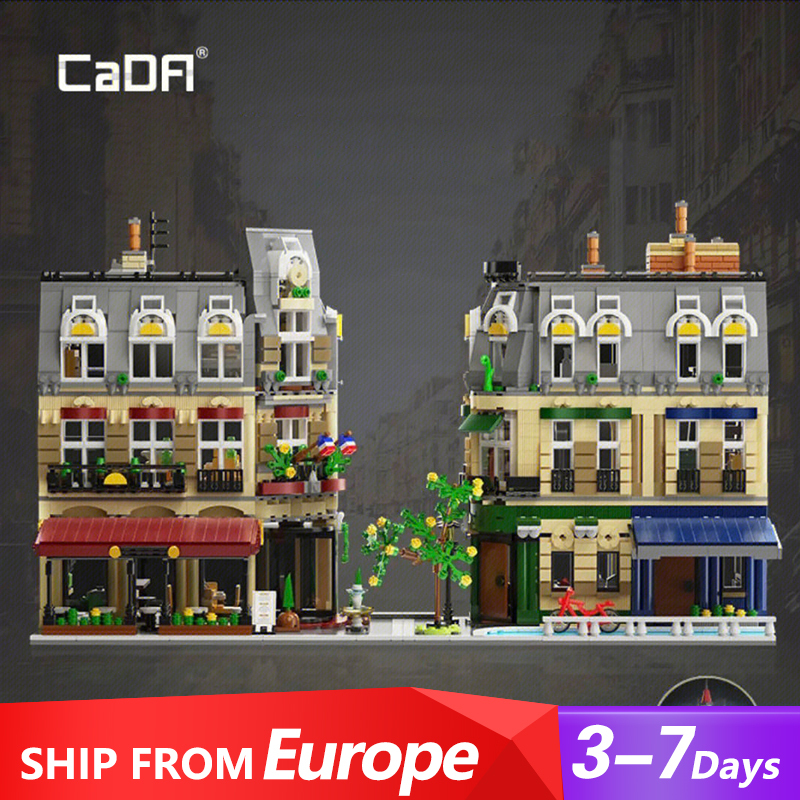 CaDA C66009 Creator Expert Paris Restaurant Buildings 3230±pcs Building Block Brick Toy from Europe 3-7 Days Delivery.