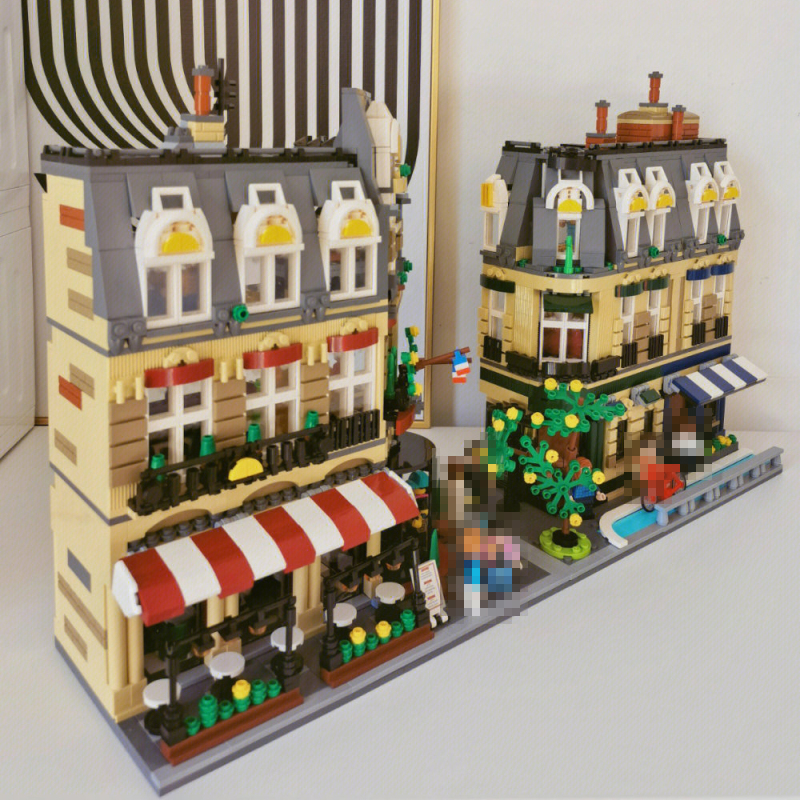 CaDA C66009 Creator Expert Paris Restaurant Buildings 3230±pcs Building Block Brick Toy from Europe 3-7 Days Delivery.