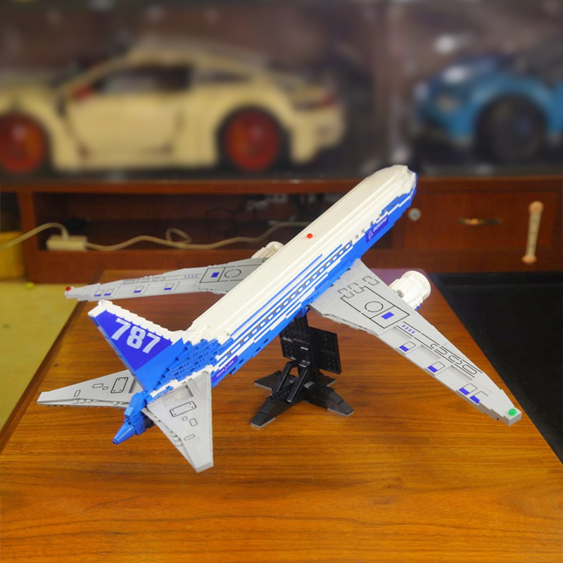 {Pre-Sale}DK80009 School Set Boeing 787 airplane Building Blocks 1353±pcs Bricks from USA 3-7 days Delivery.