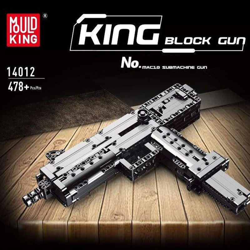 Mould King 14012  Military Mac 10 Gun Building Blocks 478±pcs Bricks from China.