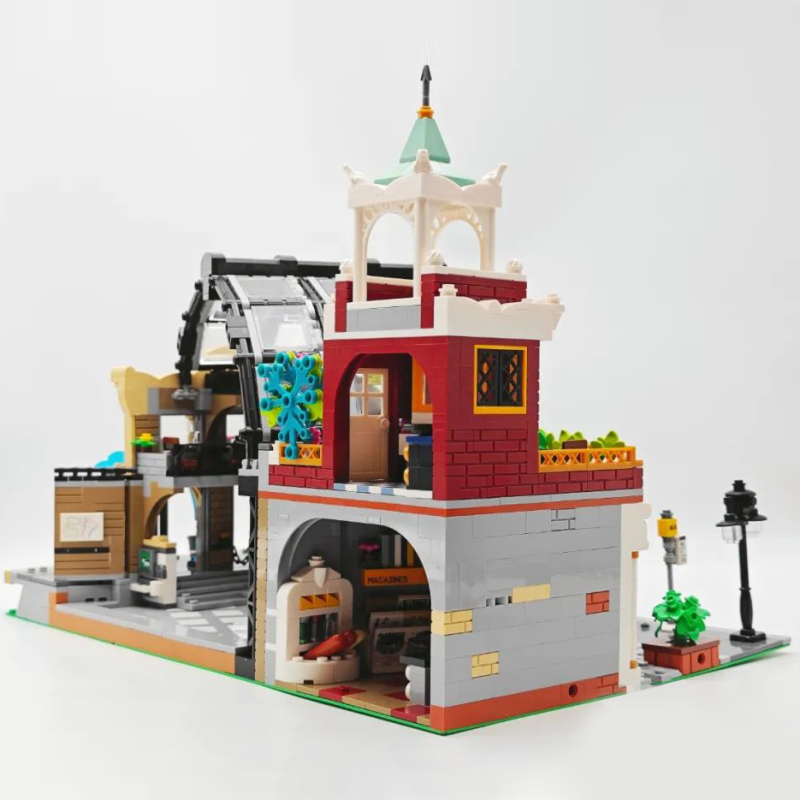 {With Original Box}JIESTAR 89154 Creator Expert The Meeting Point Modular Buildings Blocks 2720pcs Bricks Toys From Europe 3-7 Days Delivery.