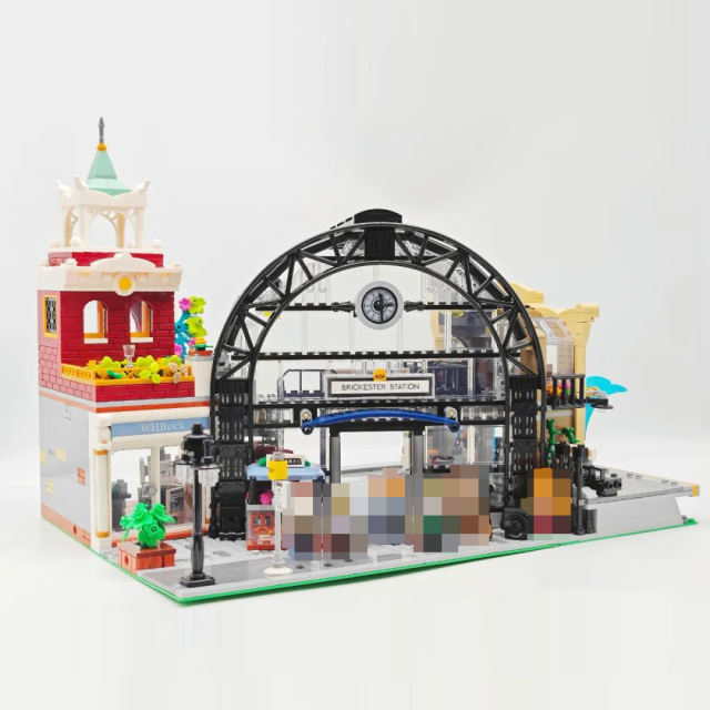 {With Original Box}JIESTAR 89154 Creator Expert The Meeting Point Modular Buildings Blocks 2720pcs Bricks Toys From Europe 3-7 Days Delivery.